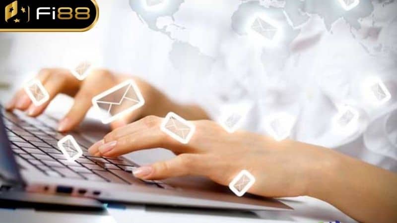 Email là kênh liên hệ bảo mật cao với hệ thống chăm sóc khách hàng FI88